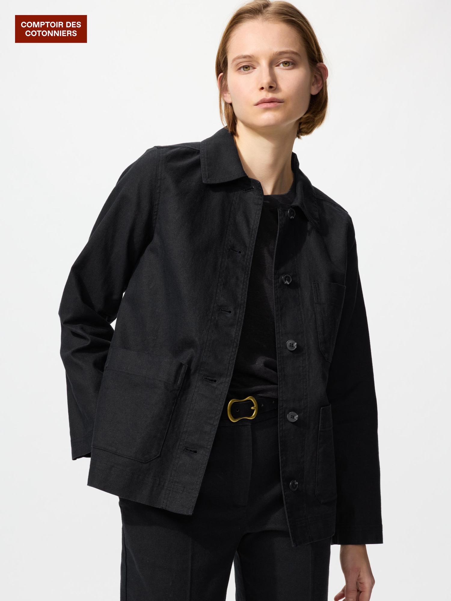 Жакет из льна и хлопка — UNIQLO
