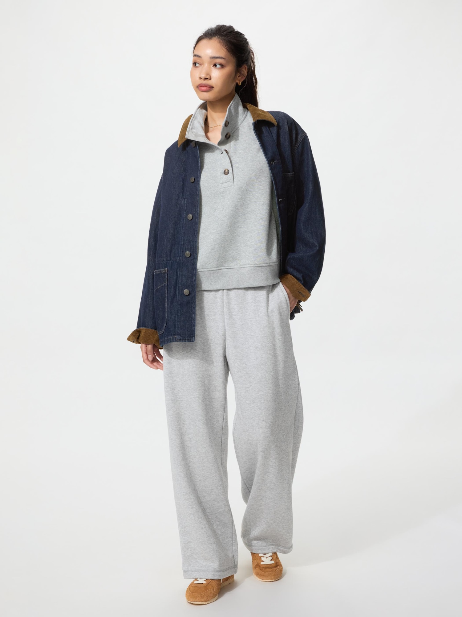 Тёплые широкие штаны — UNIQLO
