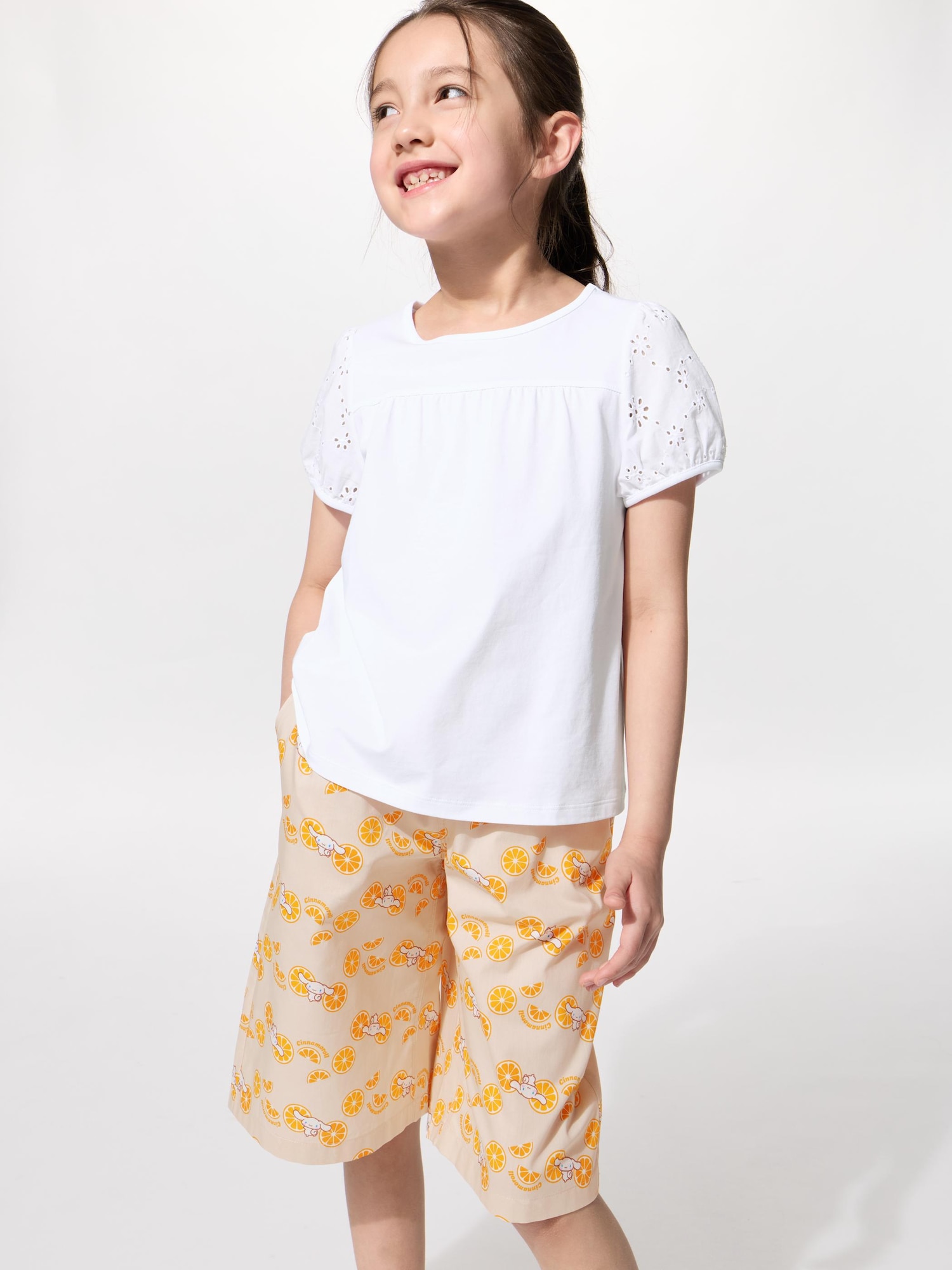 Хлопковые шорты Sanrio для девочек — UNIQLO