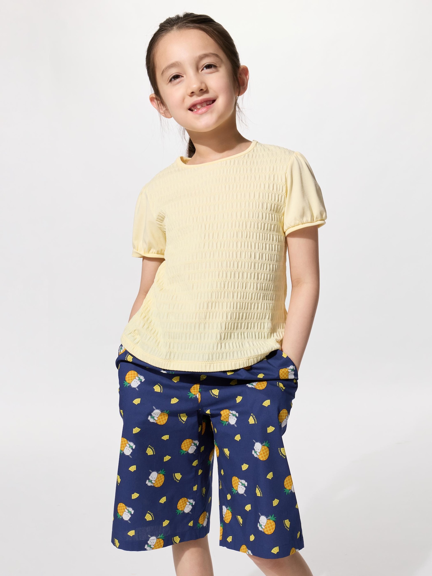 Хлопковые шорты Sanrio для девочек — UNIQLO