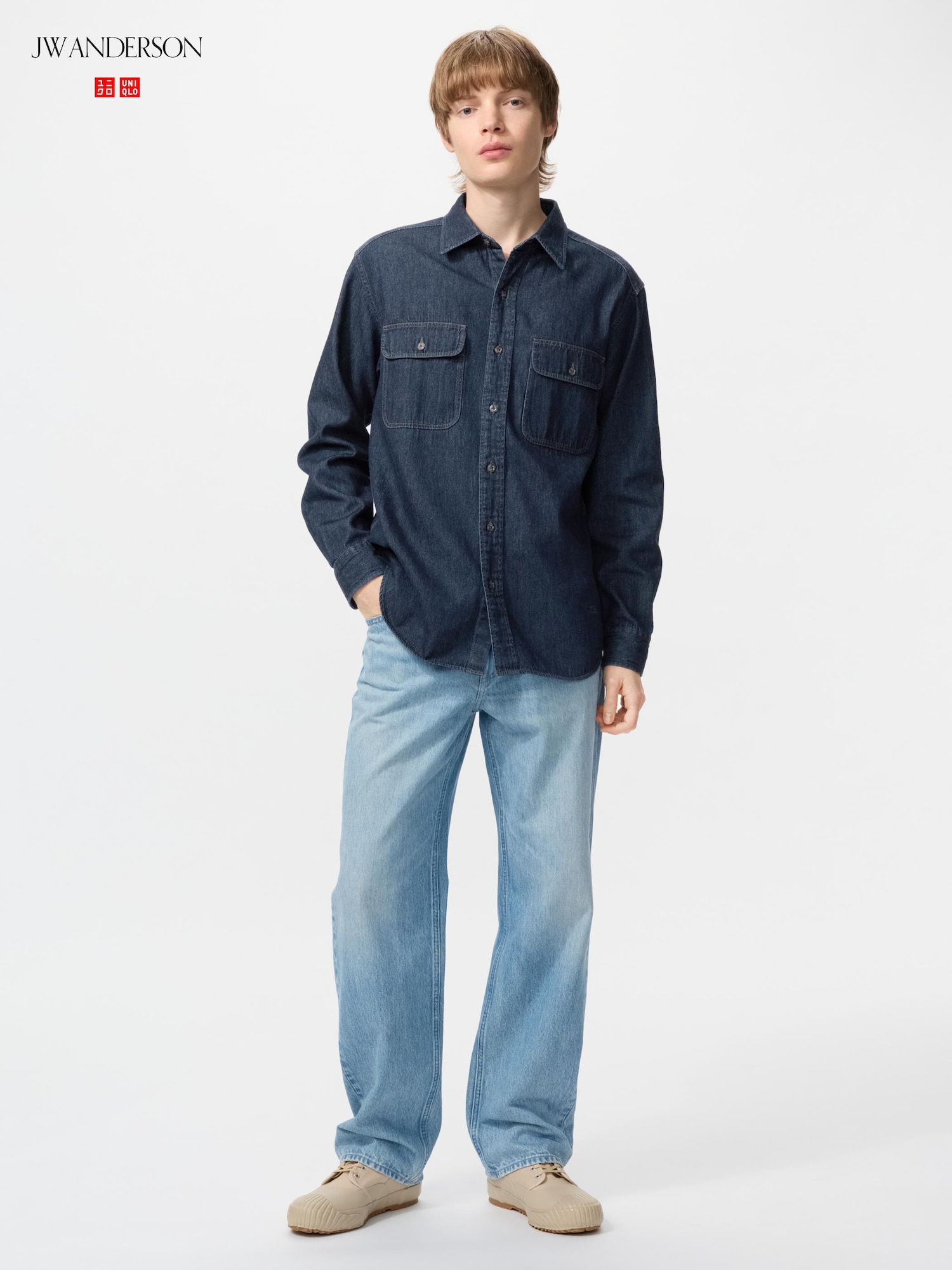 Прямые джинсы, удлинённые — UNIQLO