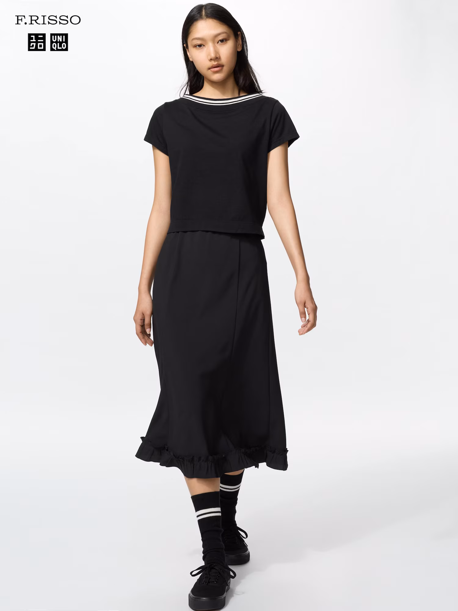 Длинная юбка солнце — UNIQLO