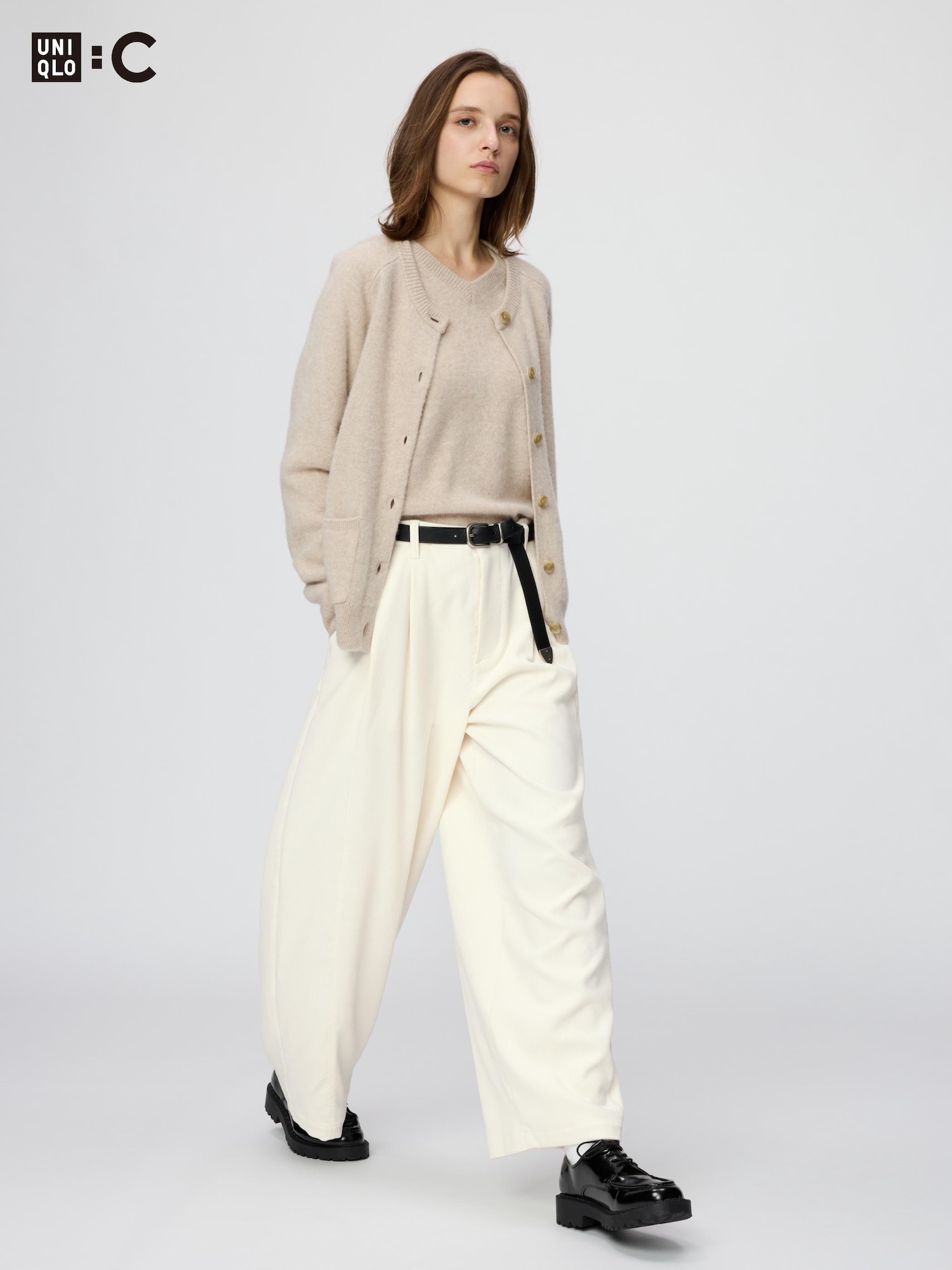 Объемные вельветовые брюки — UNIQLO