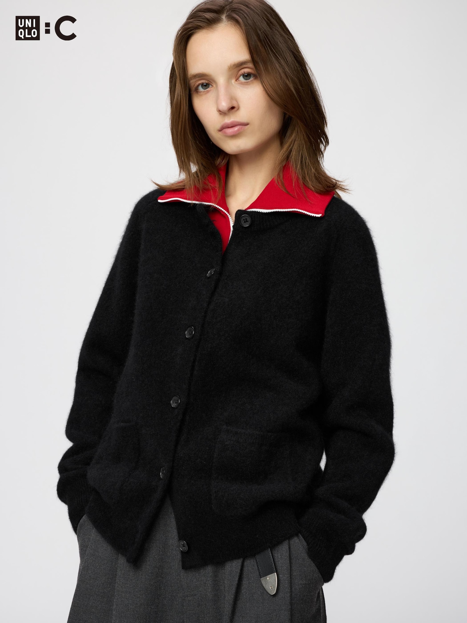 Расслабленный кашемировый кардиган — UNIQLO