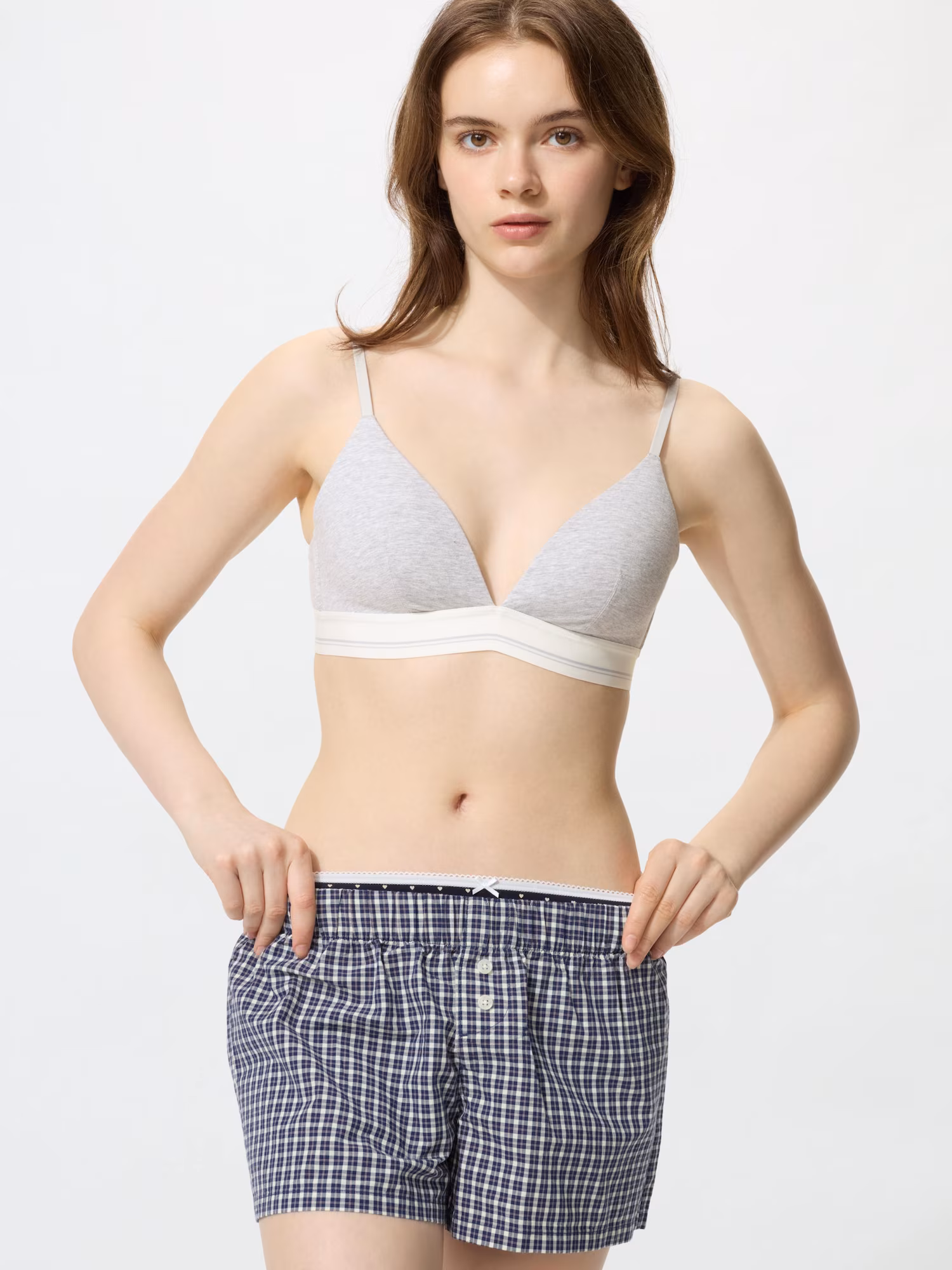 Хлопковый бюстгальтер без косточек — UNIQLO