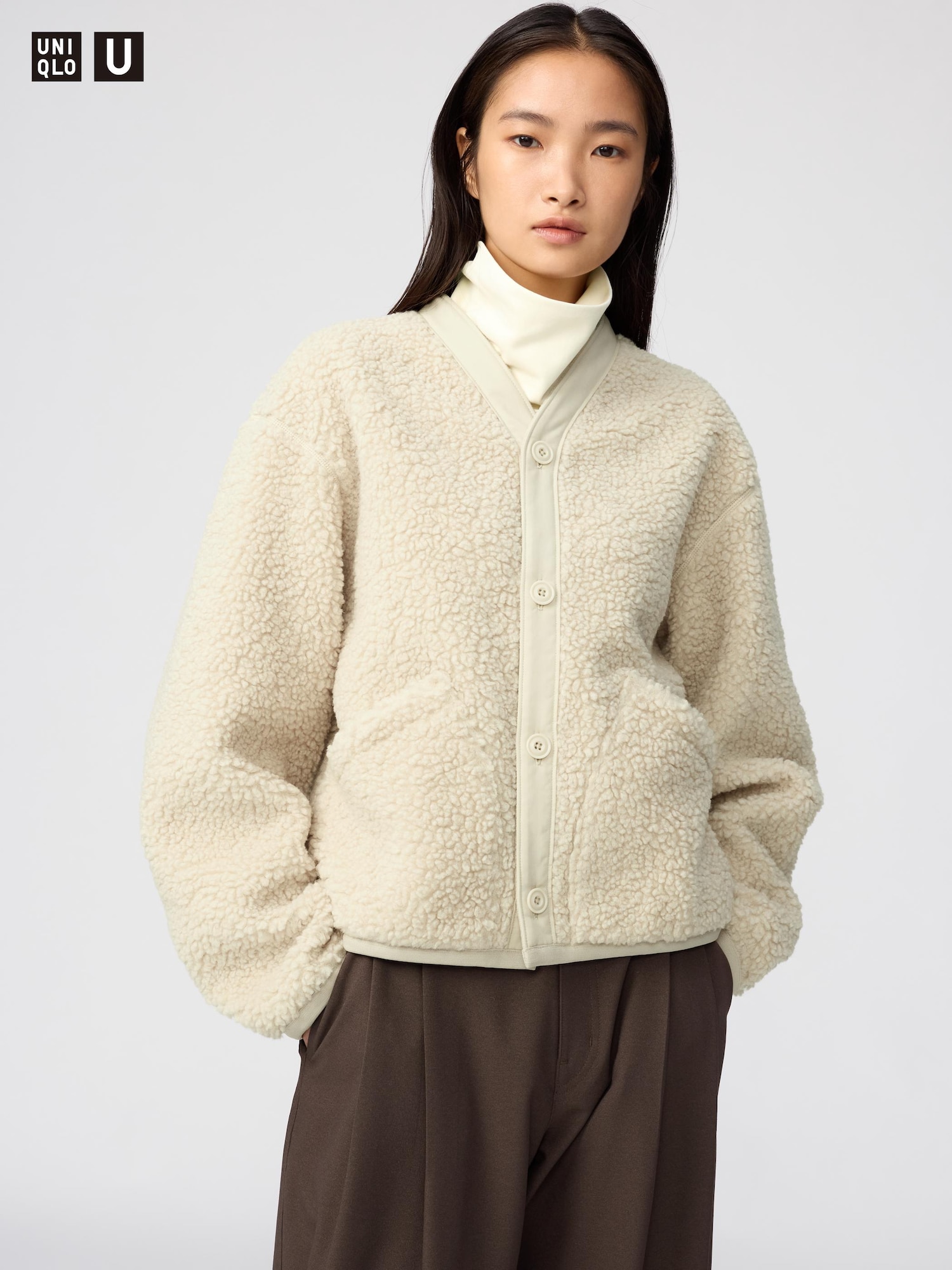 Короткая куртка из флиса — UNIQLO