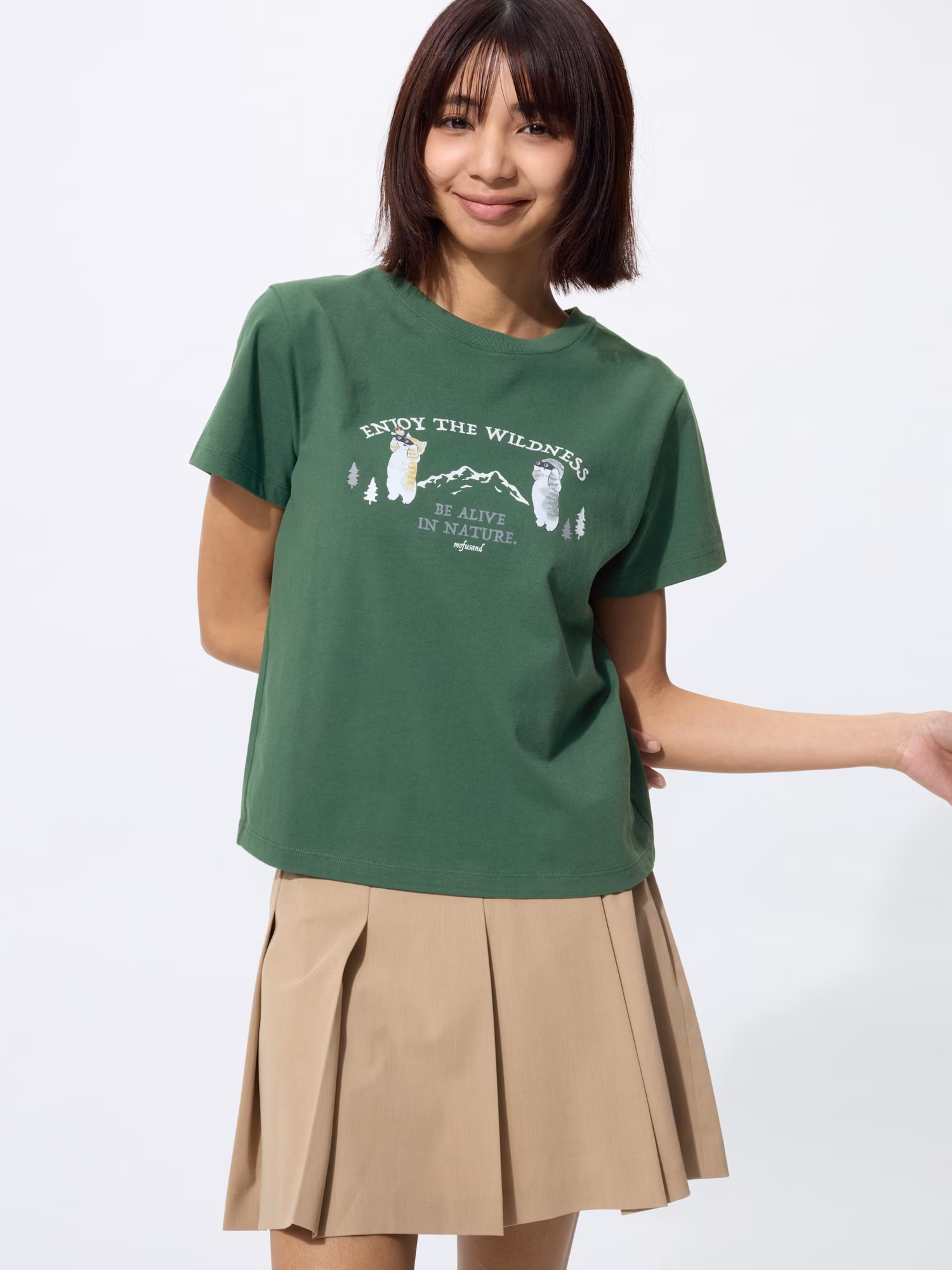 mofusand UT короткая — UNIQLO