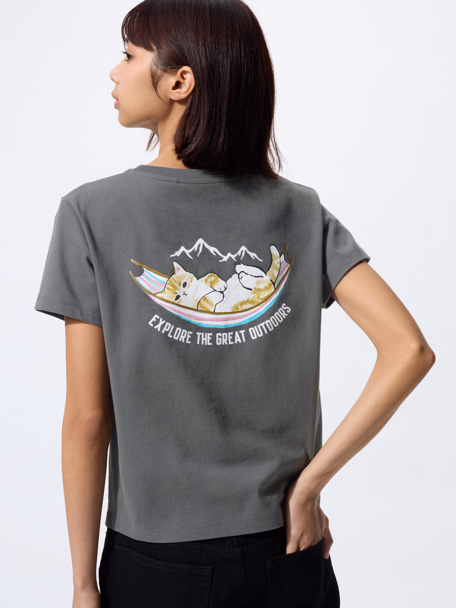 mofusand UT короткая — UNIQLO