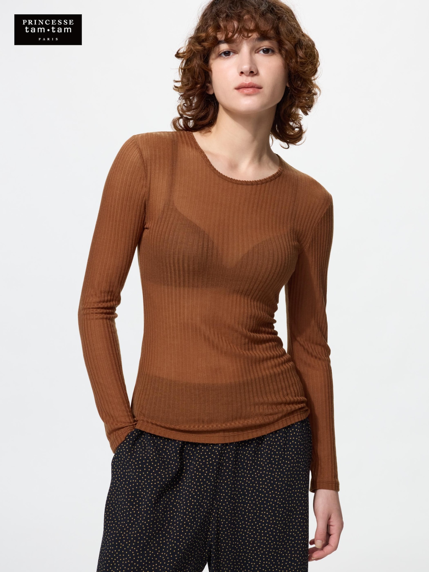 Теплый HEATTECH кашемировый пуловер — UNIQLO