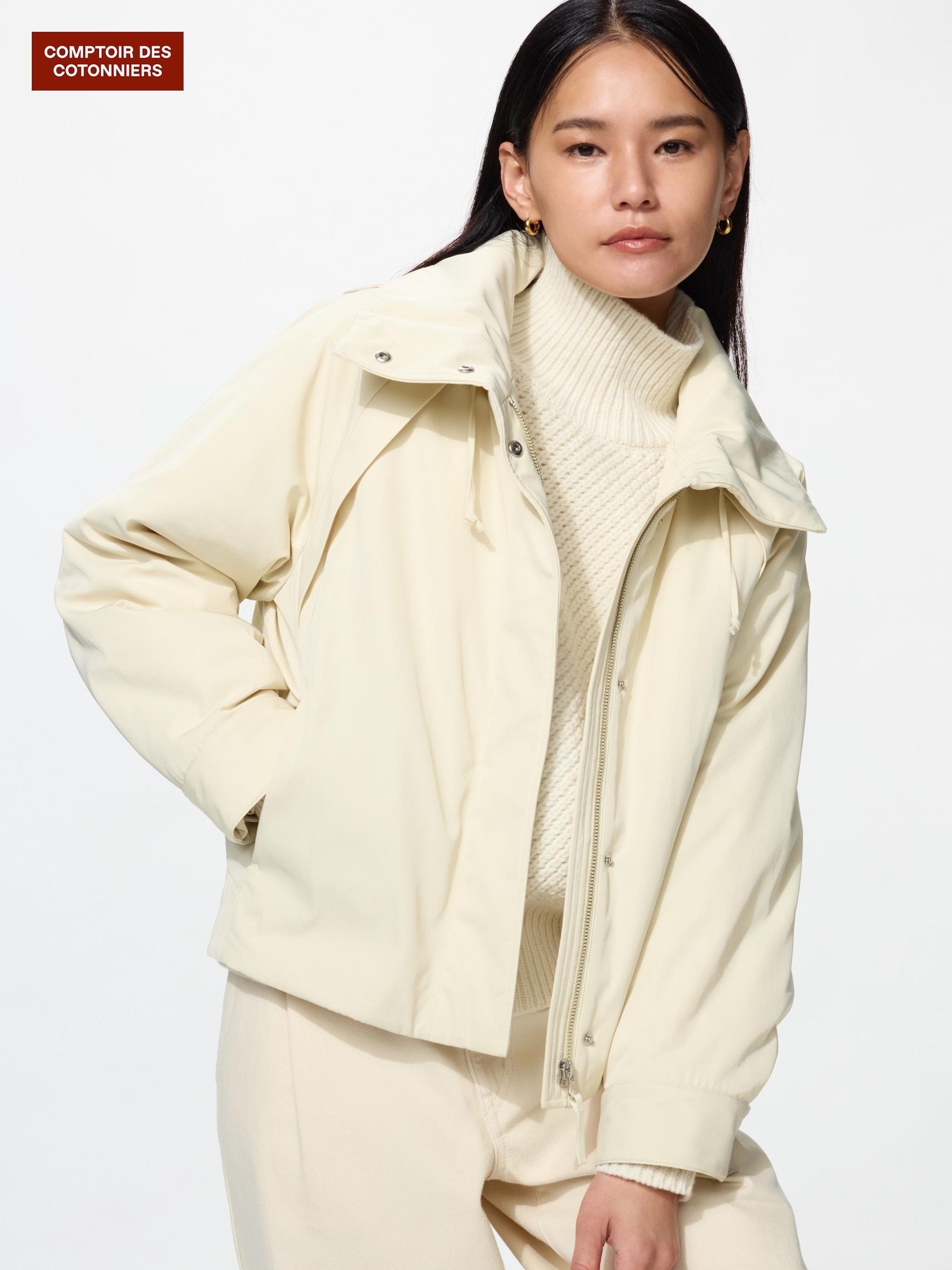 Стёганый бомбер — UNIQLO