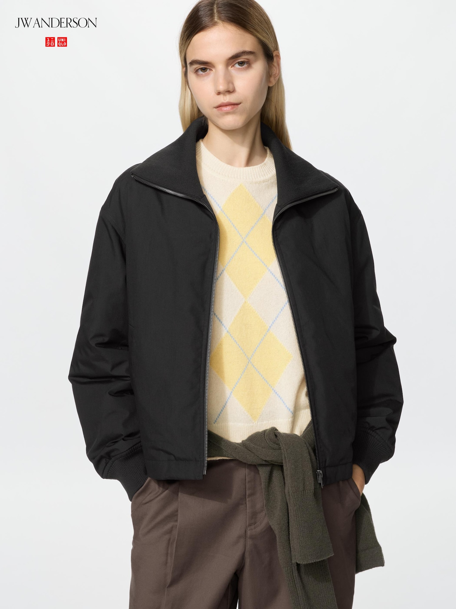 Утепленный короткий жакет — UNIQLO
