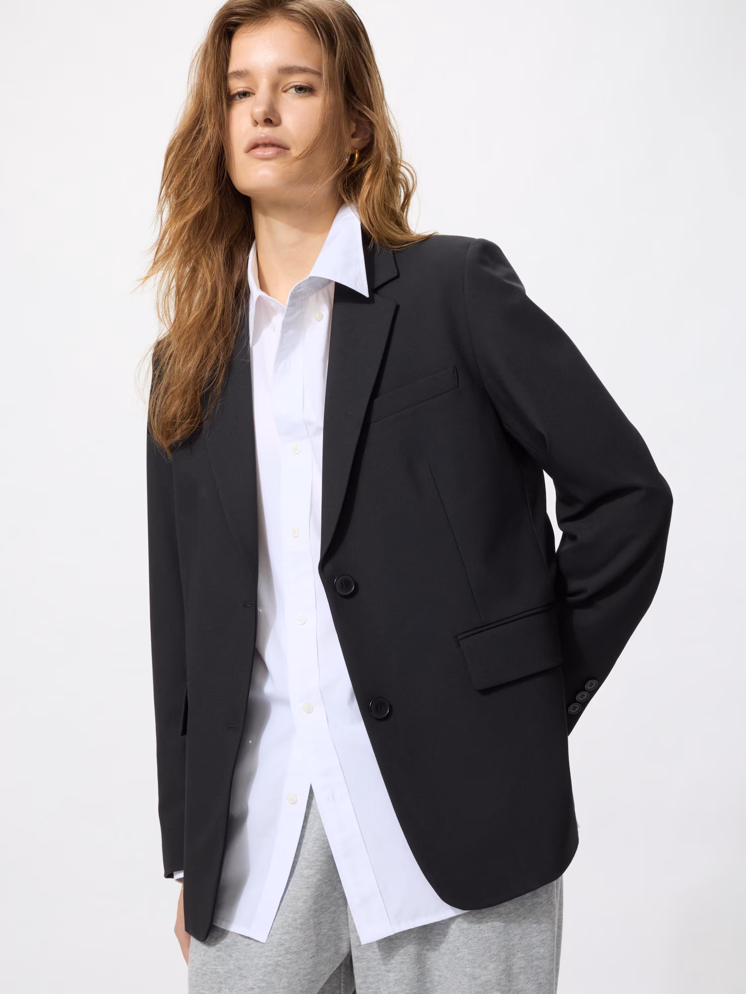 Пиджак свободного кроя — UNIQLO