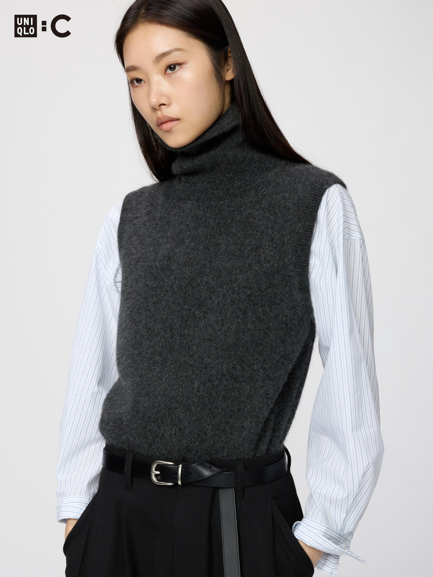 Пуховка кашемировый жилет — UNIQLO