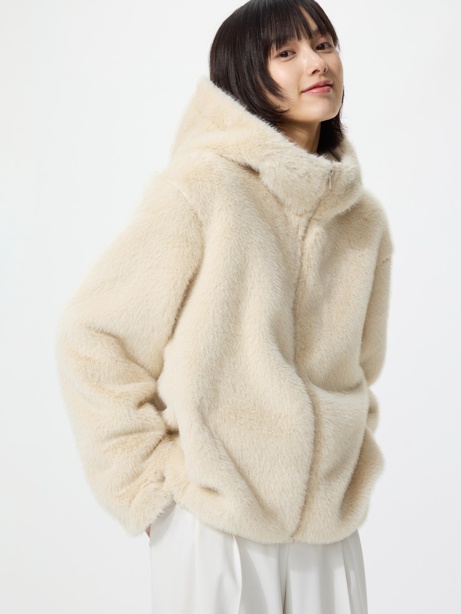 Куртка с мехом флиса — UNIQLO