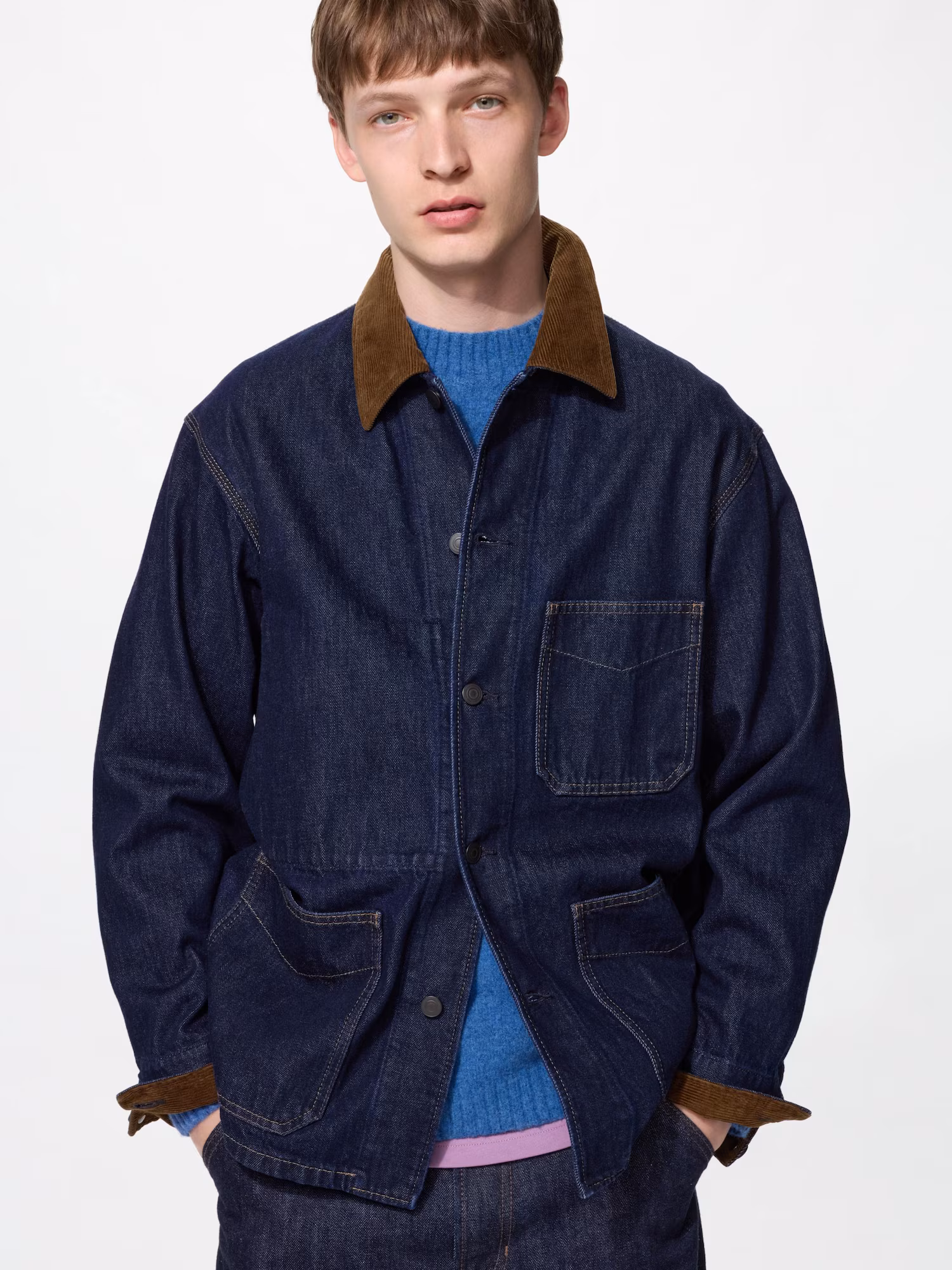 комбинезон/джинсовая ткань — UNIQLO