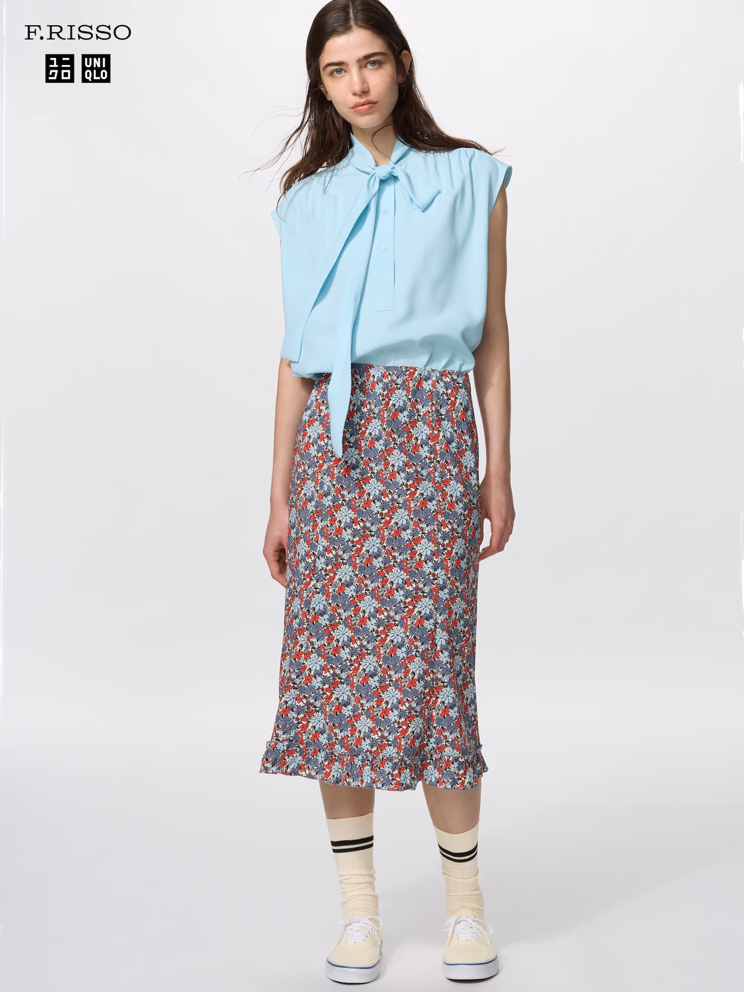 Длинная юбка солнце — UNIQLO