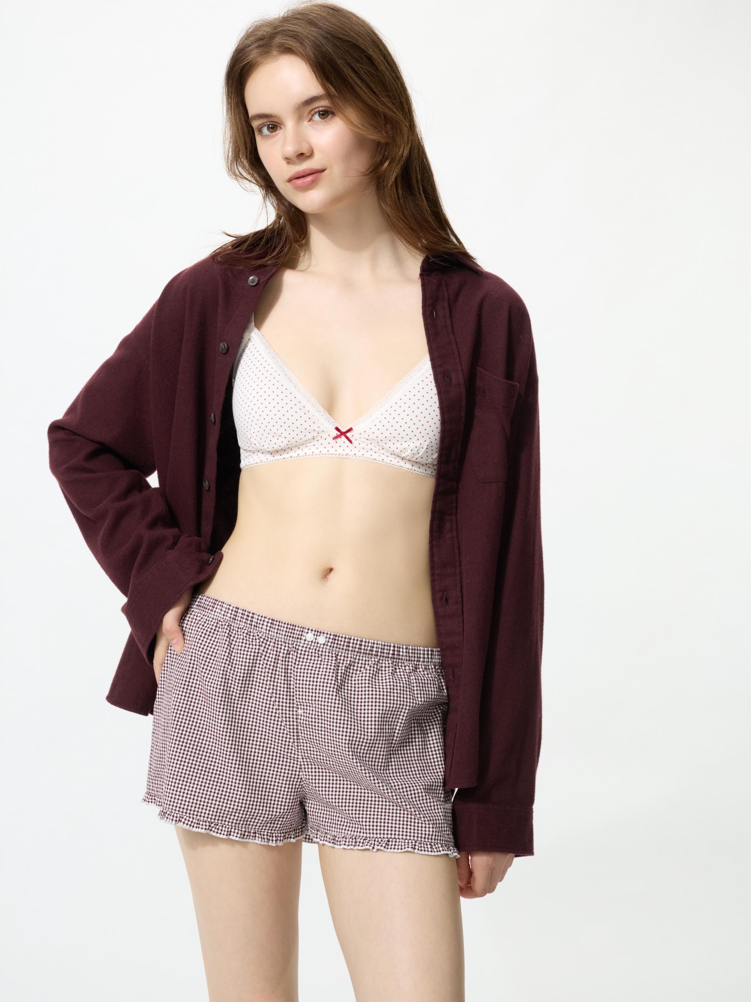 Хлопковые боксеры-шорты удобного кроя — UNIQLO