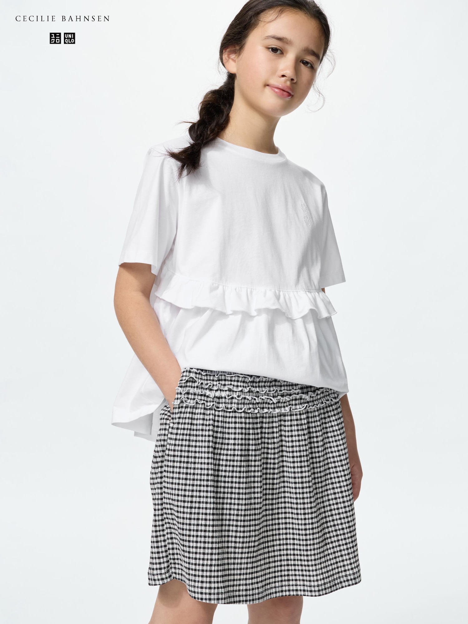 Юбка со сборками — UNIQLO