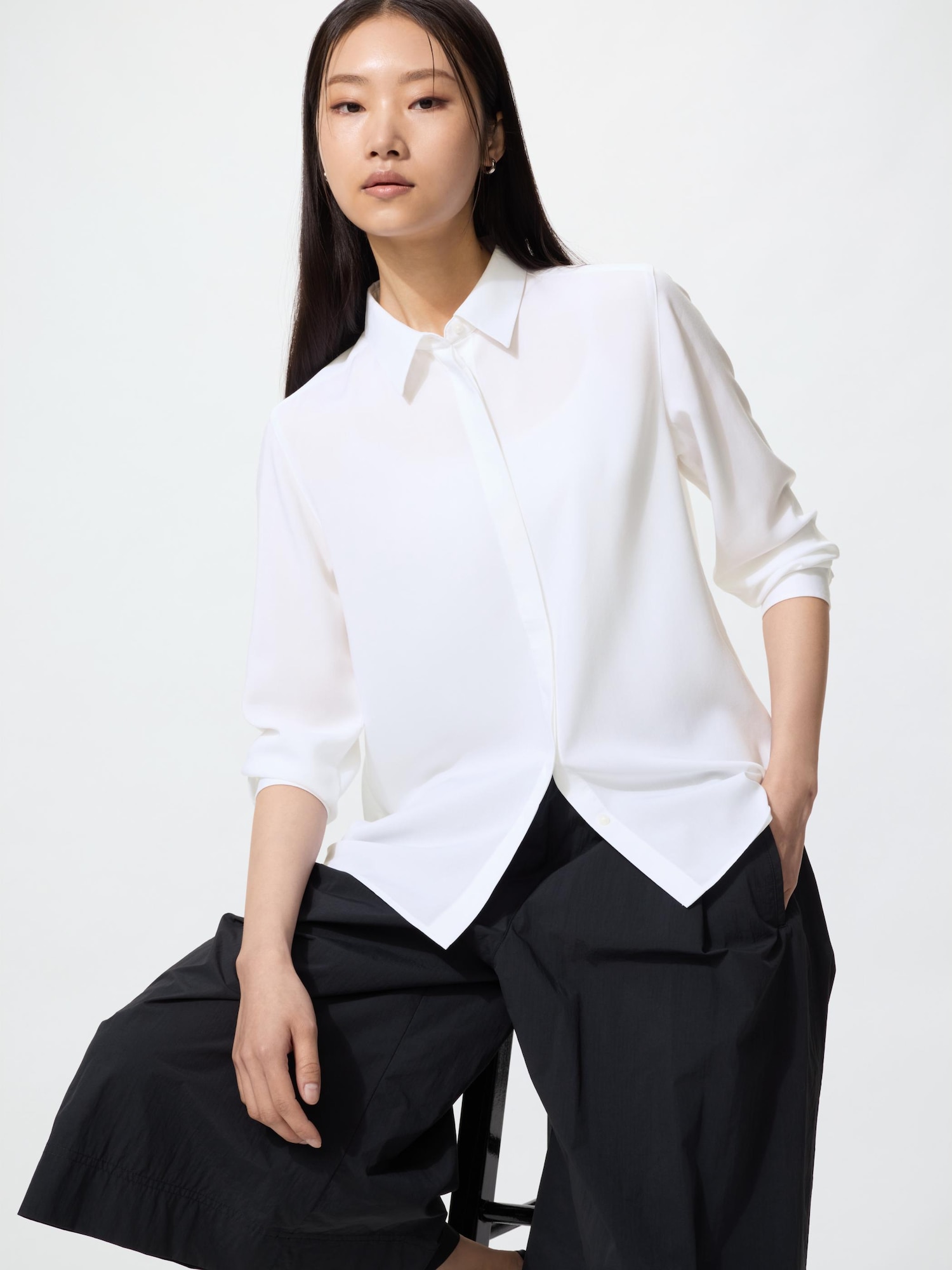 Блузка из вискозы — UNIQLO