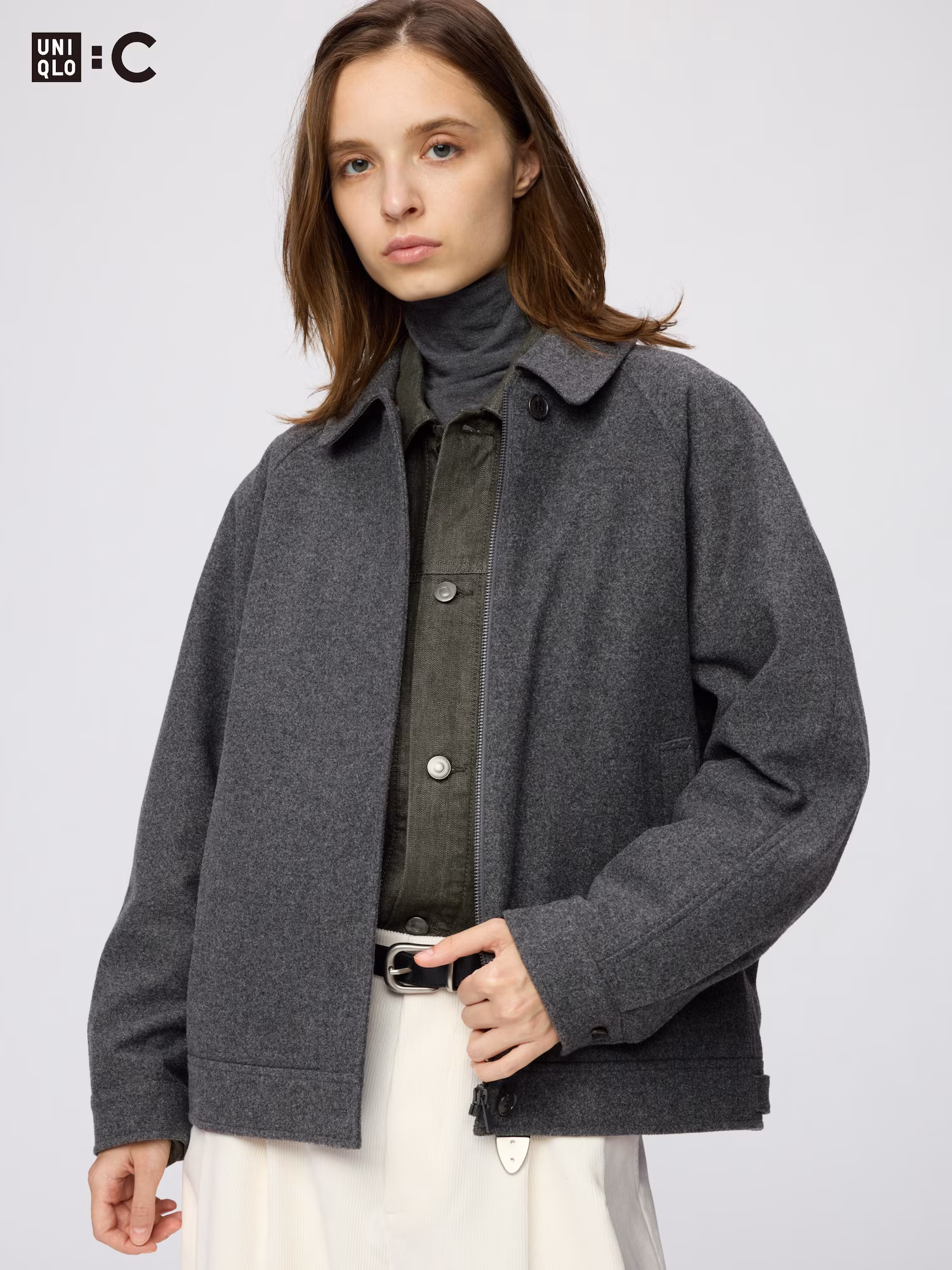 Шершавая куртка Хари́нтон — UNIQLO
