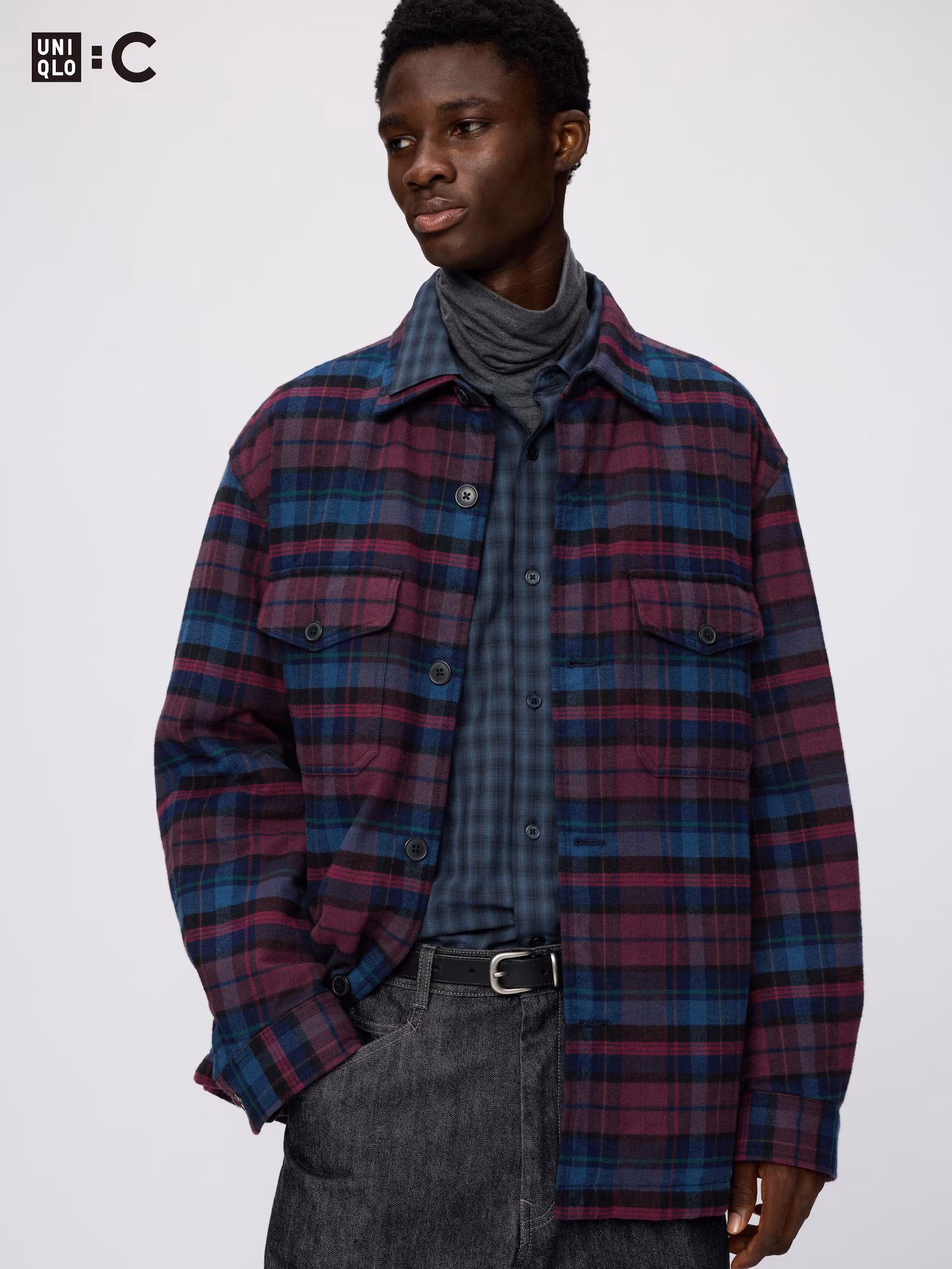 Пуховка-рубашка — UNIQLO