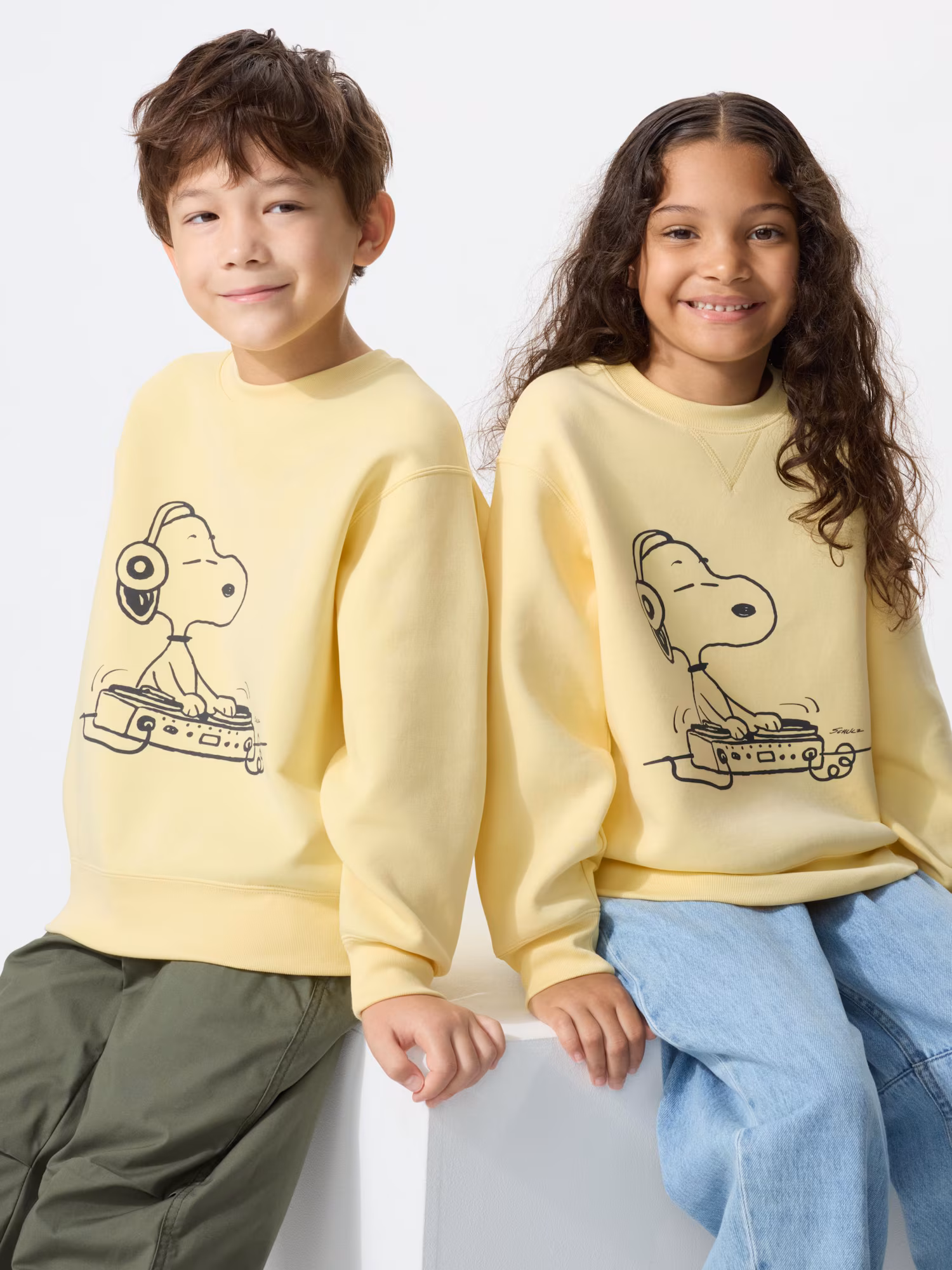 Пинатс сухой свитшот — UNIQLO