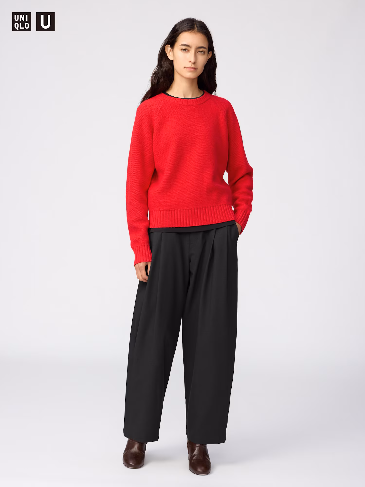 Брюки с закладкой и радикальным кроем — UNIQLO