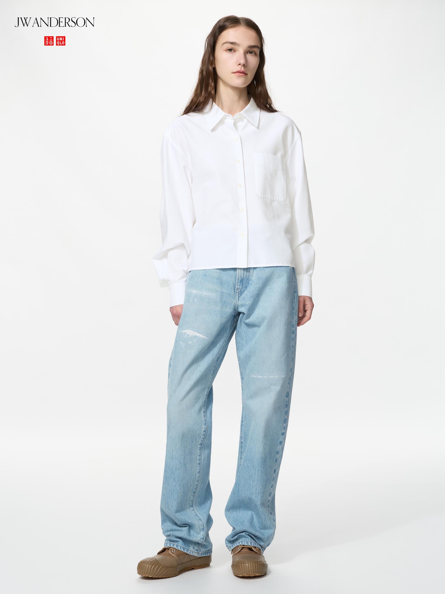 Прямые джинсы, удлинённые — UNIQLO