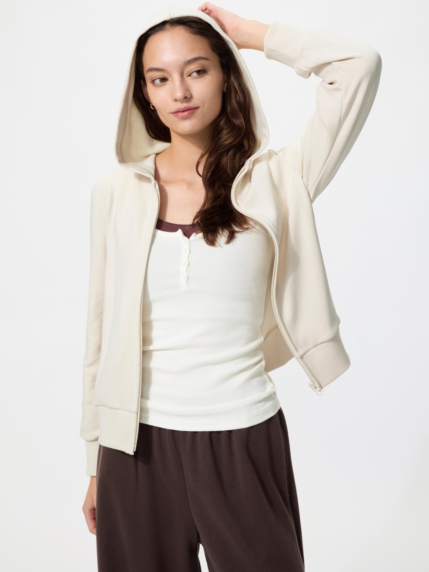 Теплый флисовый худи — UNIQLO
