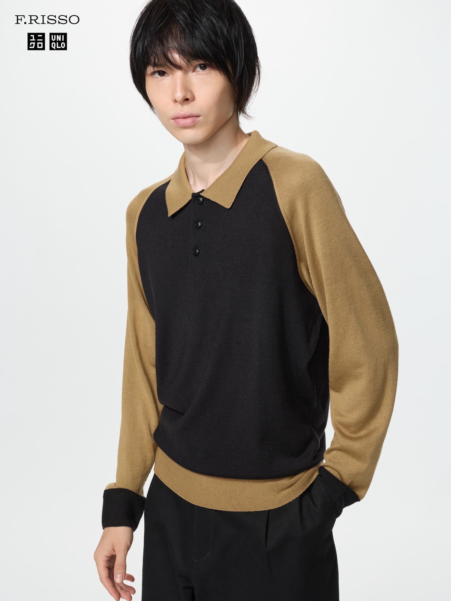 Свитер 3D поло — UNIQLO