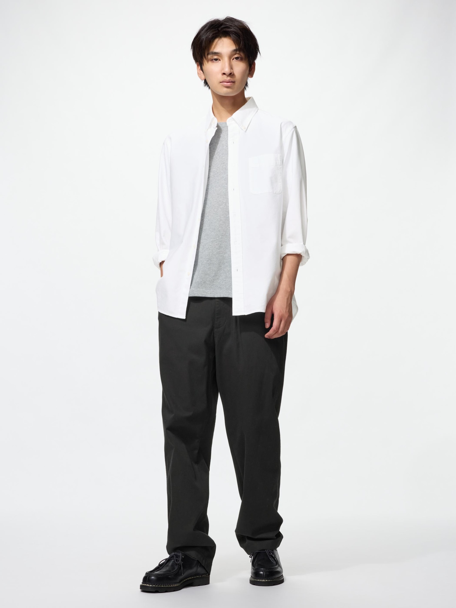 Эластичные удобные брюки длинные — UNIQLO