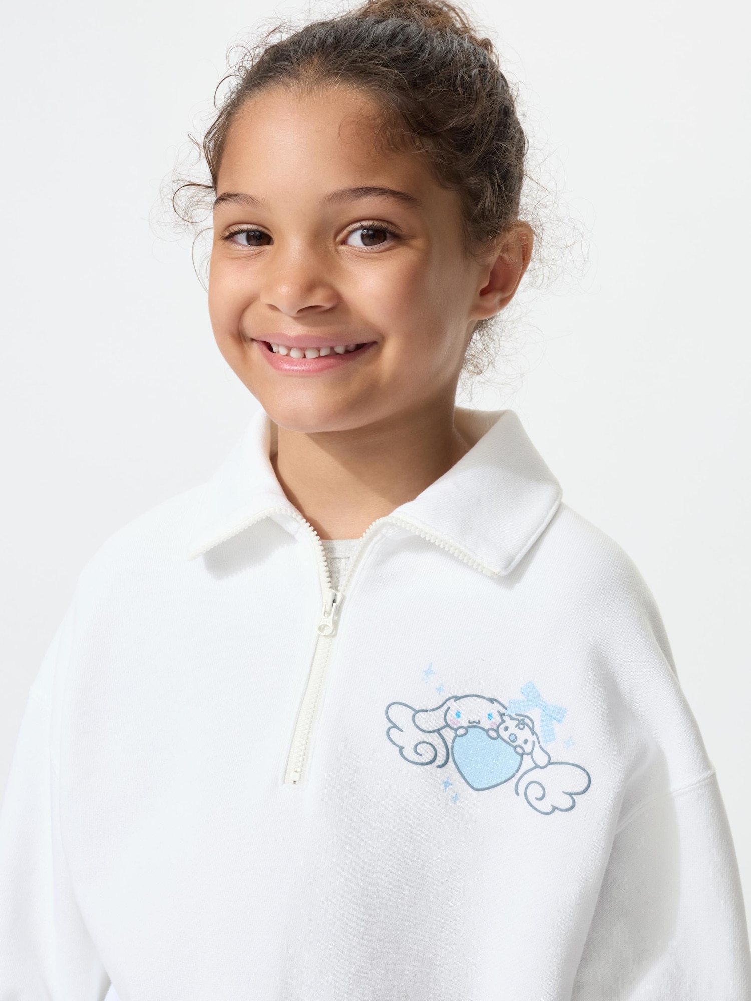Халф-цип свитшот с персонажами Sanrio — UNIQLO