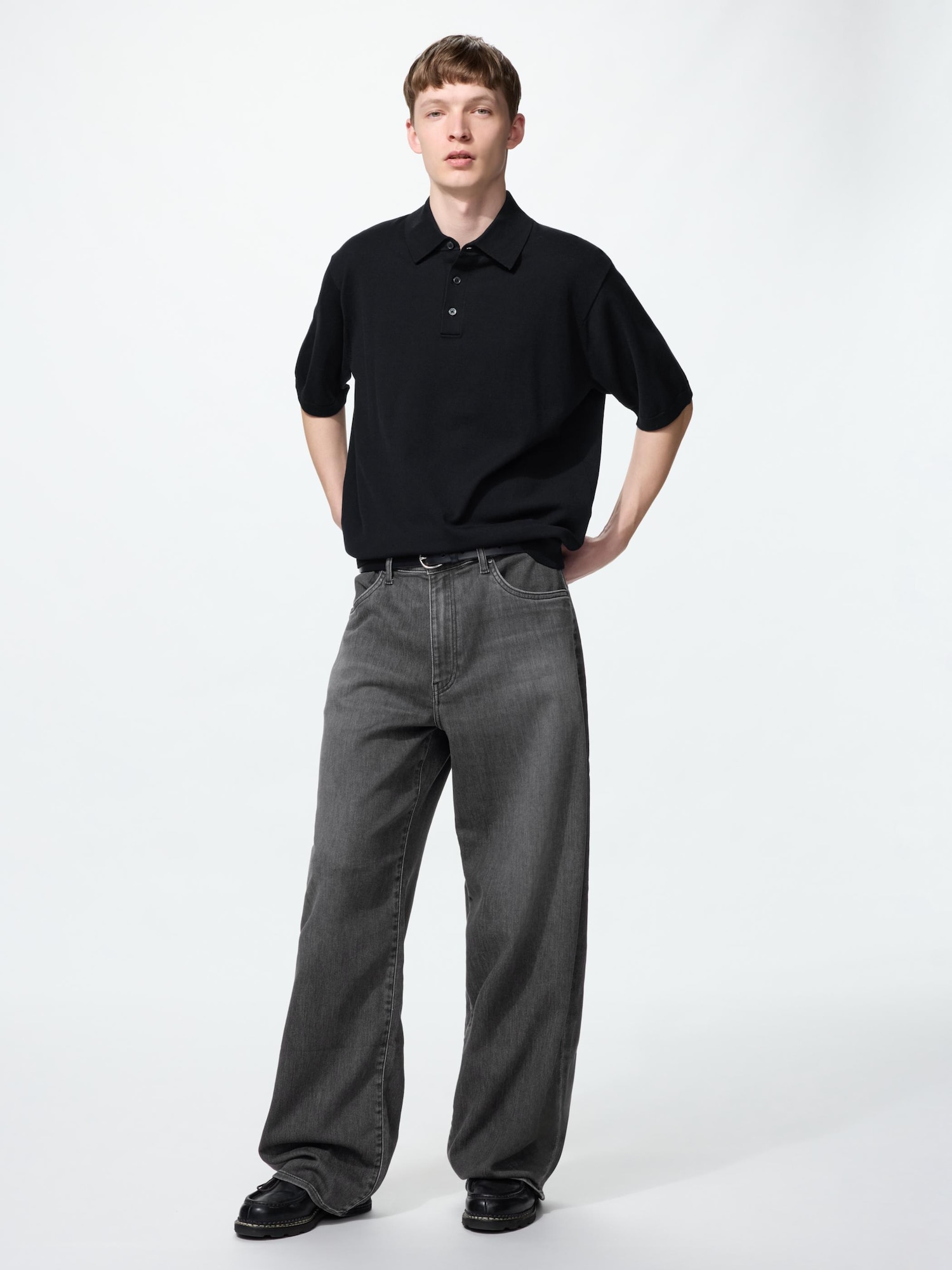 EZY бочкообразные джинсы удлиненные — UNIQLO