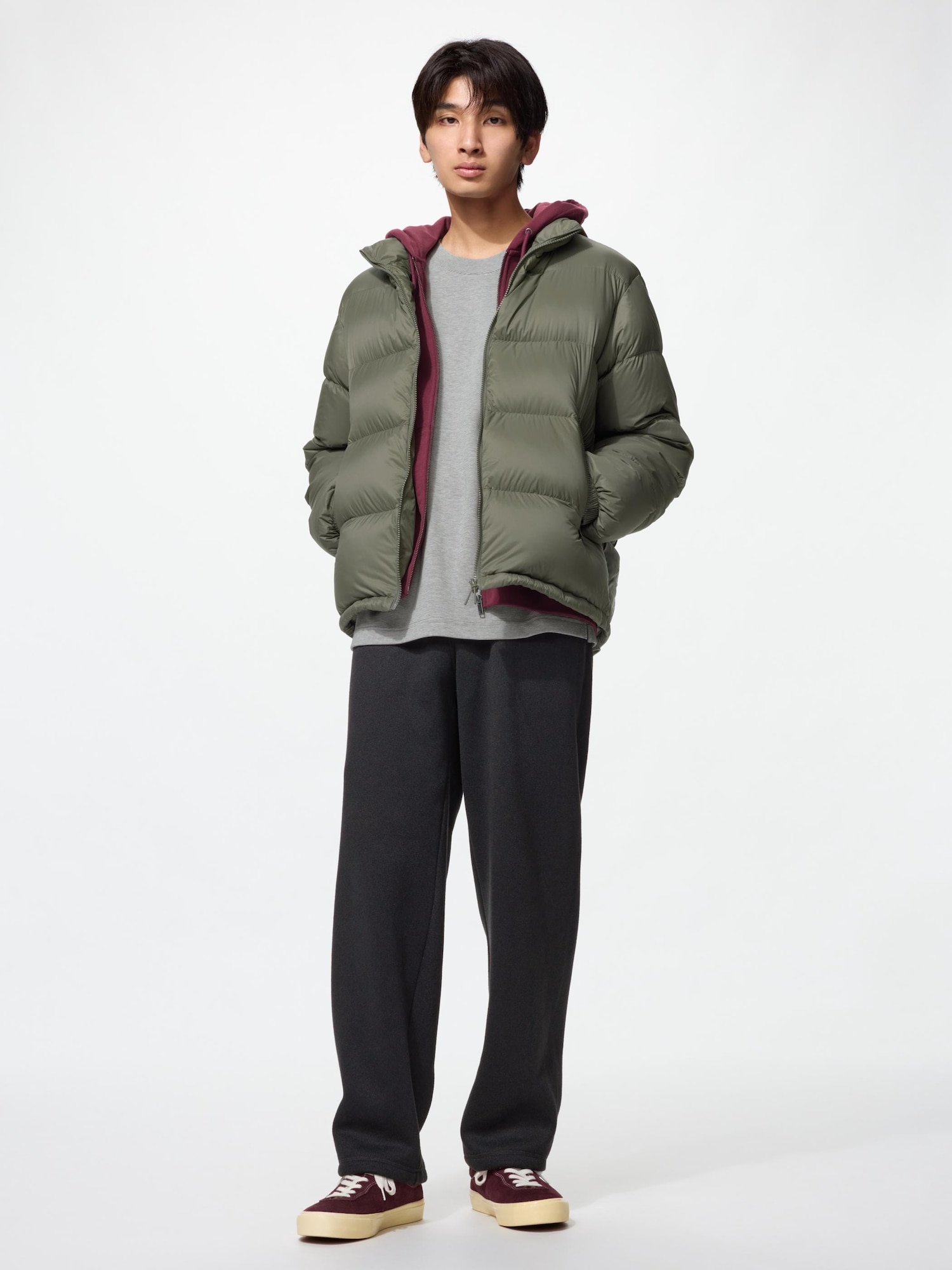 Трикотажные флис легкие брюки — UNIQLO