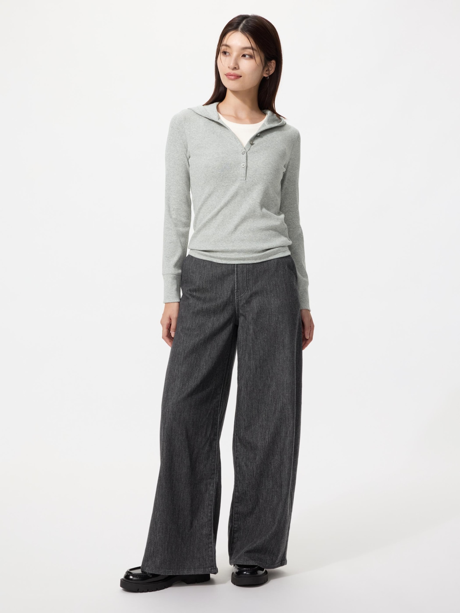 EZY джинсовые расслабленные брюки — UNIQLO